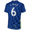 Officiële Voetbalshirt Chelsea T. Silva 6 Thuis 2021-22 - Heren